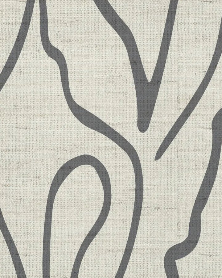 Emily Daws Edisto Grasscloth sample in High Tide.