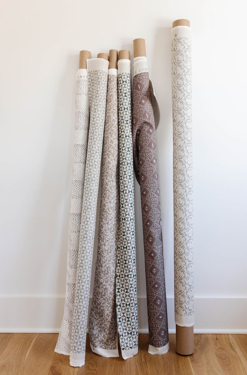 Fauna fabric rolls detail
