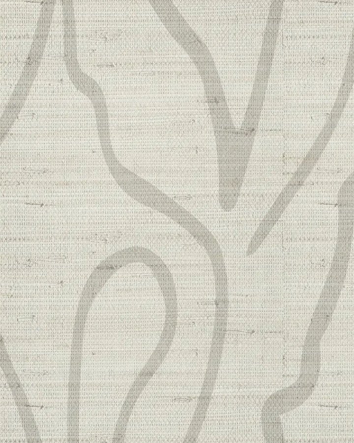 Emily Daws Edisto Grasscloth sample in Salt.